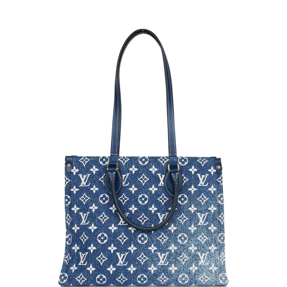 Louis Vuitton Blue Monogram OnTheGo MM Tote