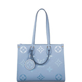 Louis Vuitton Summer Blue By The Pool Empreinte Giant Monogram OnTheGo MM Tote