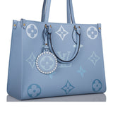Louis Vuitton Summer Blue By The Pool Empreinte Giant Monogram OnTheGo MM Tote