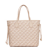 Louis Vuitton Stardust Pale Beige Monogram Empreinte Neverfull MM Tote