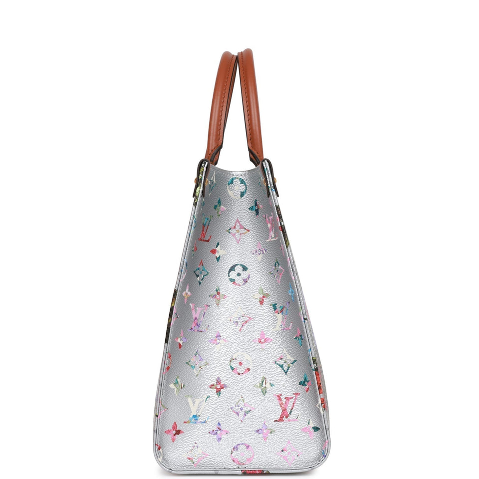 Louis Vuitton LV Garden Metallic Monogram OnTheGo MM Tote