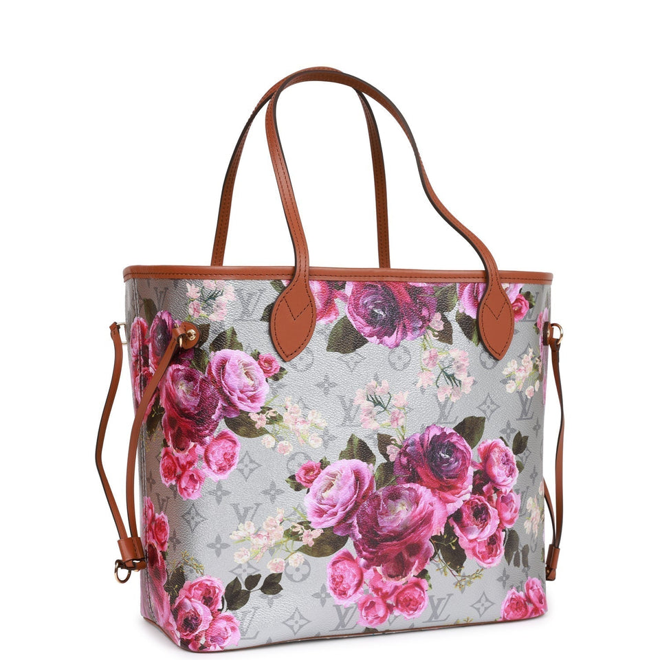 Louis Vuitton LV Garden Metallic Monogram Neverfull MM Tote