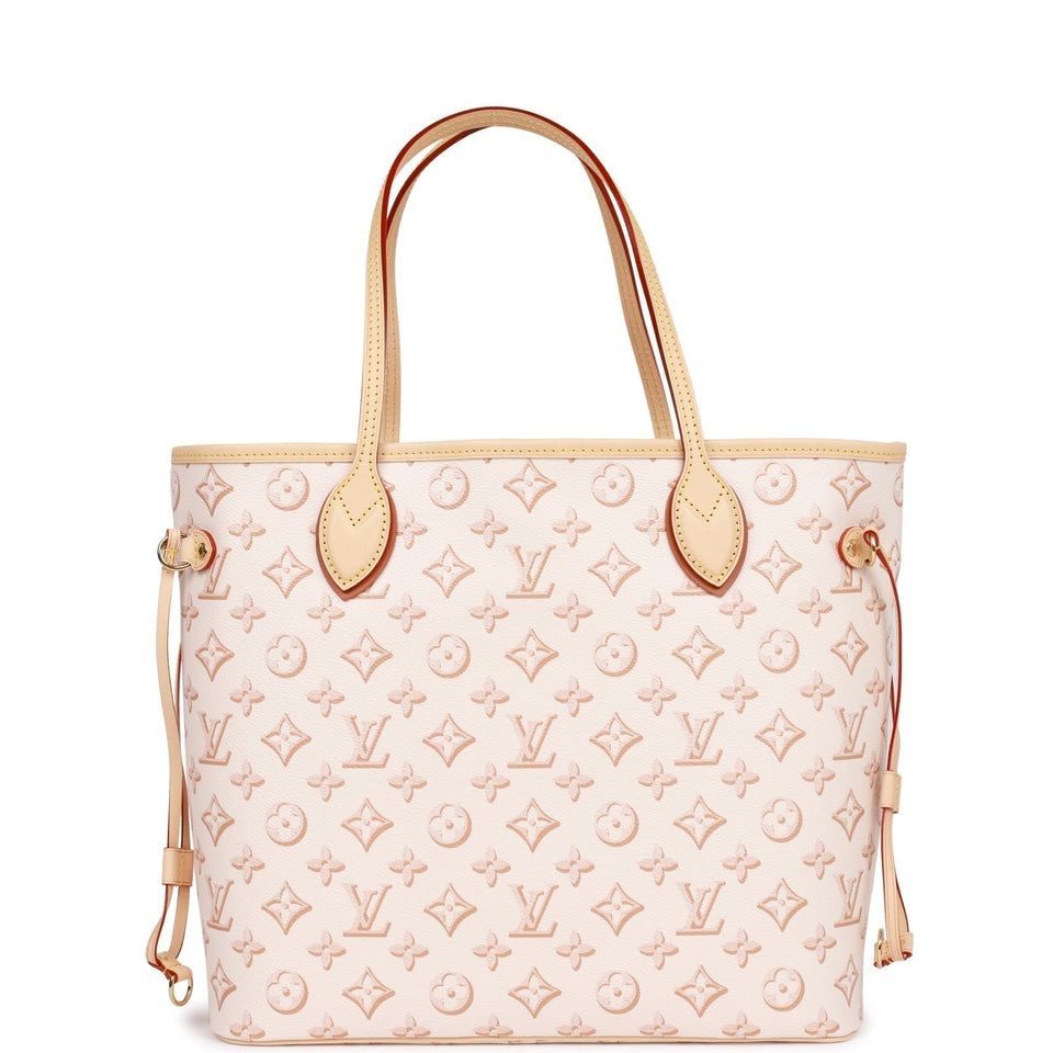 Louis Vuitton Fall For You Beige Clair Monogram Neverfull MM Tote