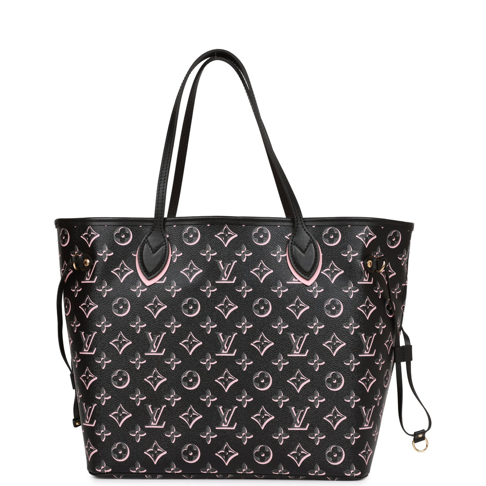 Louis Vuitton Fall For You Black Monogram Neverfull MM Tote