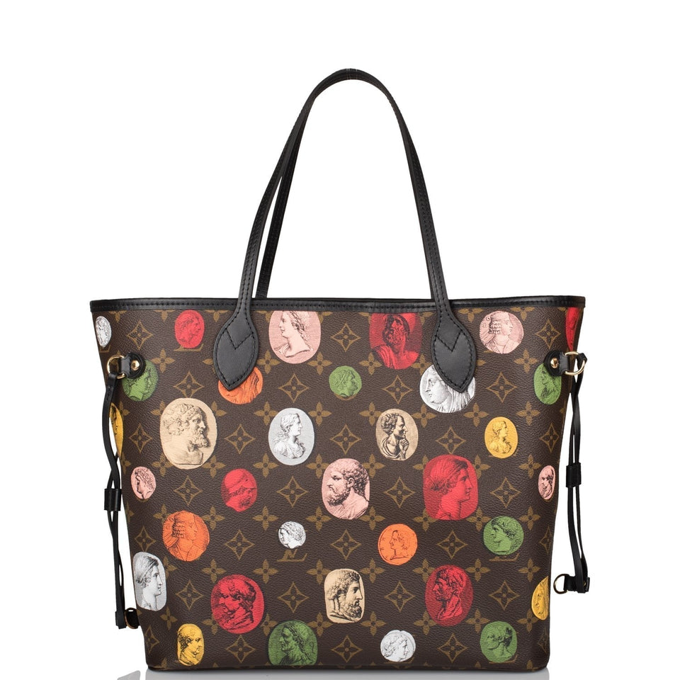 Louis Vuitton x Fornasetti Cameo Monogram Neverfull MM Tote