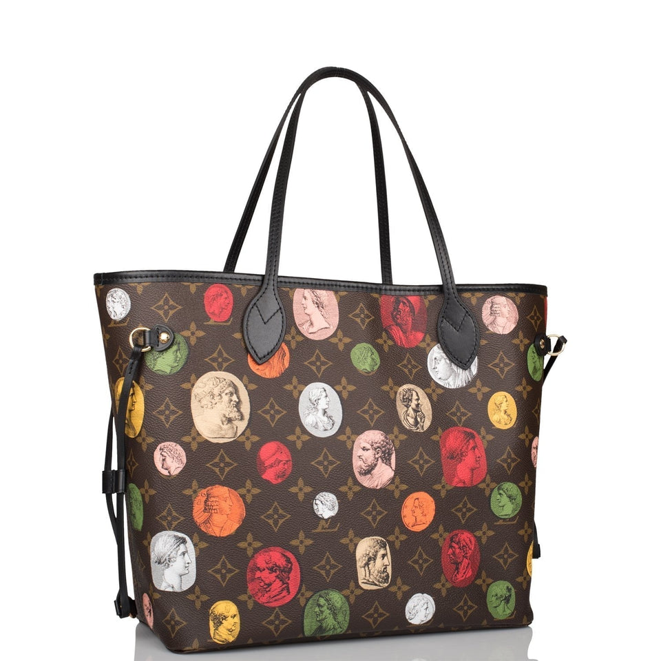 Louis Vuitton x Fornasetti Cameo Monogram Neverfull MM Tote