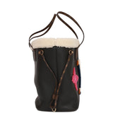 Louis Vuitton Teddy Monogram Shearling Neverfull MM Tote