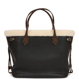 Louis Vuitton Teddy Monogram Shearling Neverfull MM Tote