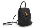 Louis Vuitton Mini Black Leather Lockme Backpack
