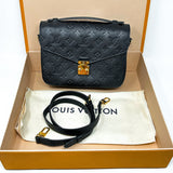 Louis Vuitton Empreinte Pochette Metis Black Clutch