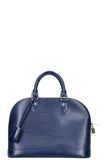 Louis Vuitton Alma PM Epi Indigo Handbag
