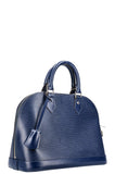 Louis Vuitton Alma PM Epi Indigo Handbag