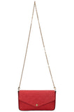 Louis Vuitton Felicie Pochette MNG Empreinte Red Clutch