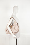 Louis Vuitton L Hobo Bag Mahina Leather Greige