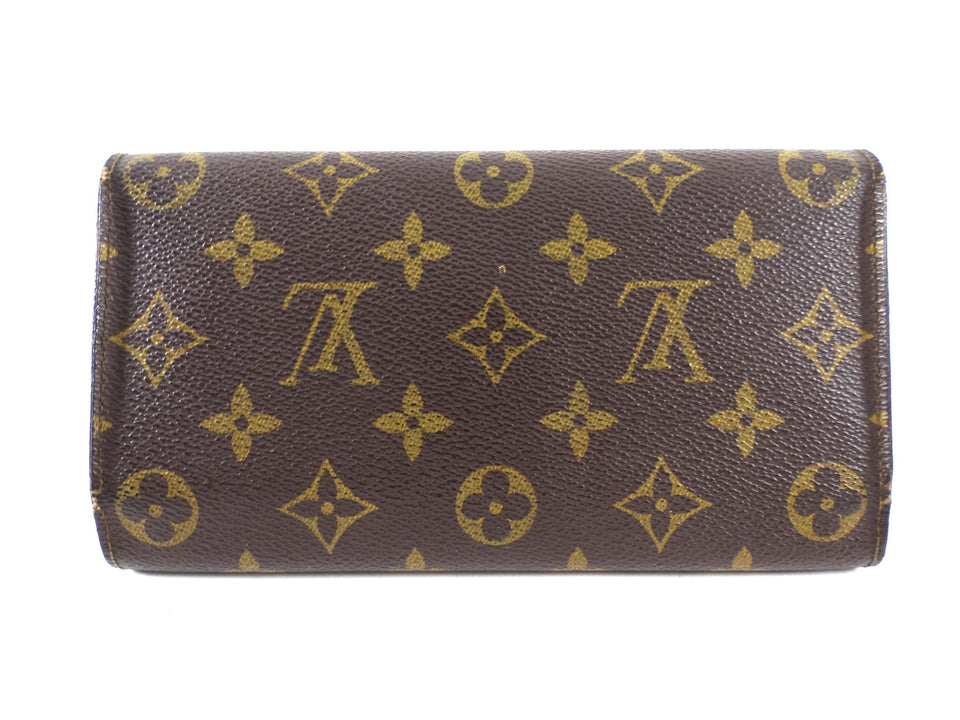 Louis Vuitton Vintage Monogram Trifold International Wallet