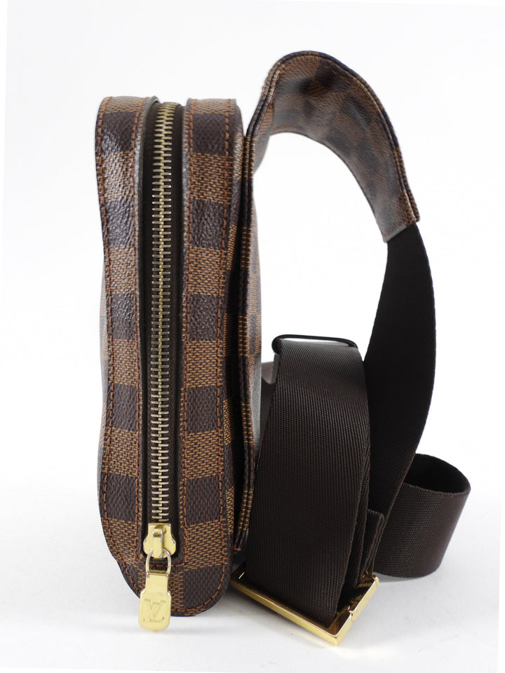 Louis Vuitton Brown Damier Ebene Geronimos Body / Belt Bag