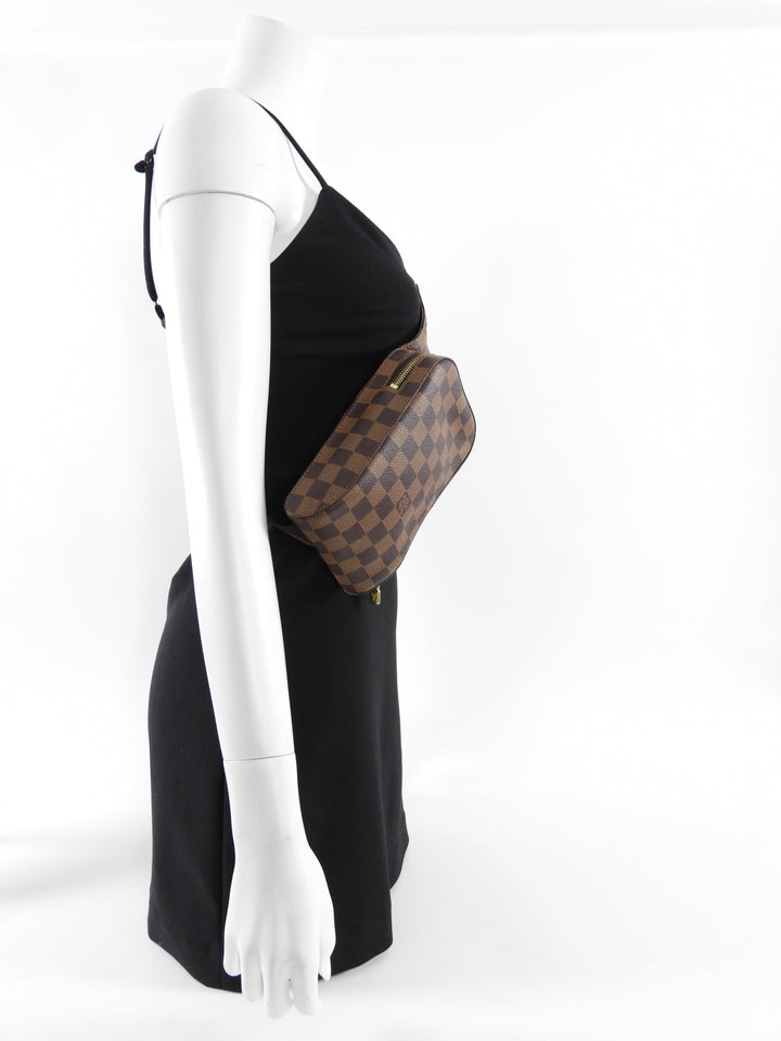 Louis Vuitton Brown Damier Ebene Geronimos Body / Belt Bag
