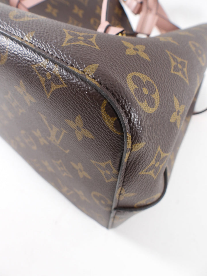 Louis Vuitton Monogram Canvas Neo Noe MM Rose Poudre Drawstring Bag