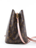 Louis Vuitton Monogram Canvas Neo Noe MM Rose Poudre Drawstring Bag