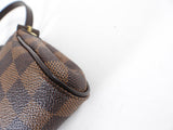 Louis Vuitton Damier Ebene Coated Canvas Eva Chain 2-Way Strap Pochette Bag