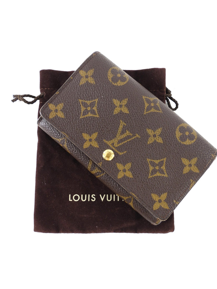 Louis Vuitton Monogram Porte-Monnaie Tresor Compact Wallet