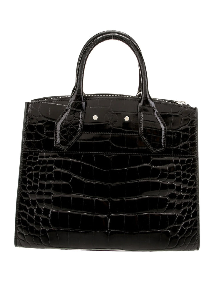 Louis Vuitton PYTHON CITY STEAMER Handbag