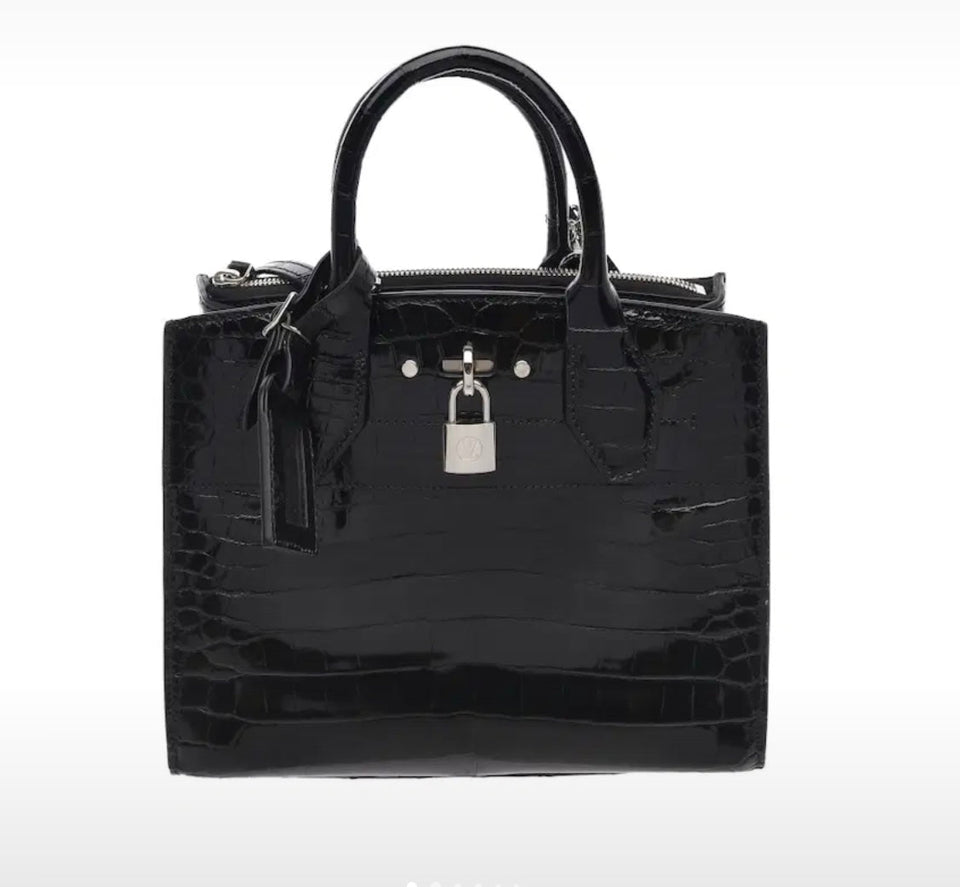 Louis Vuitton PYTHON CITY STEAMER Handbag