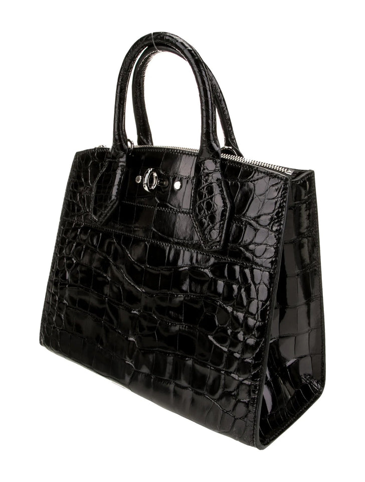 Louis Vuitton PYTHON CITY STEAMER Handbag