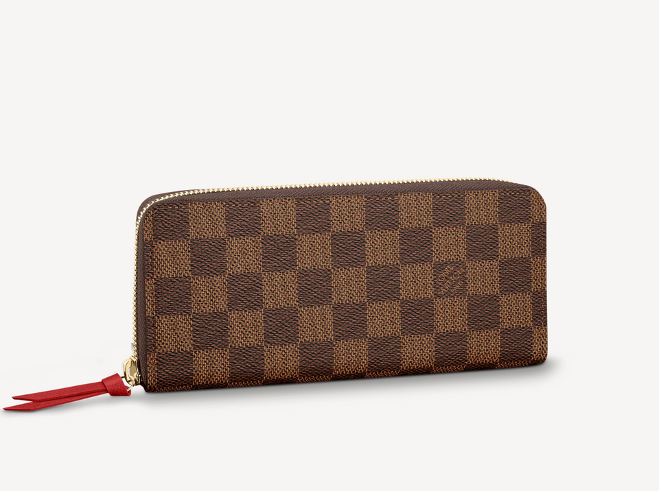 Louis Vuitton CLÉMENCE WALLET DAMIER EBENY CHERRY
