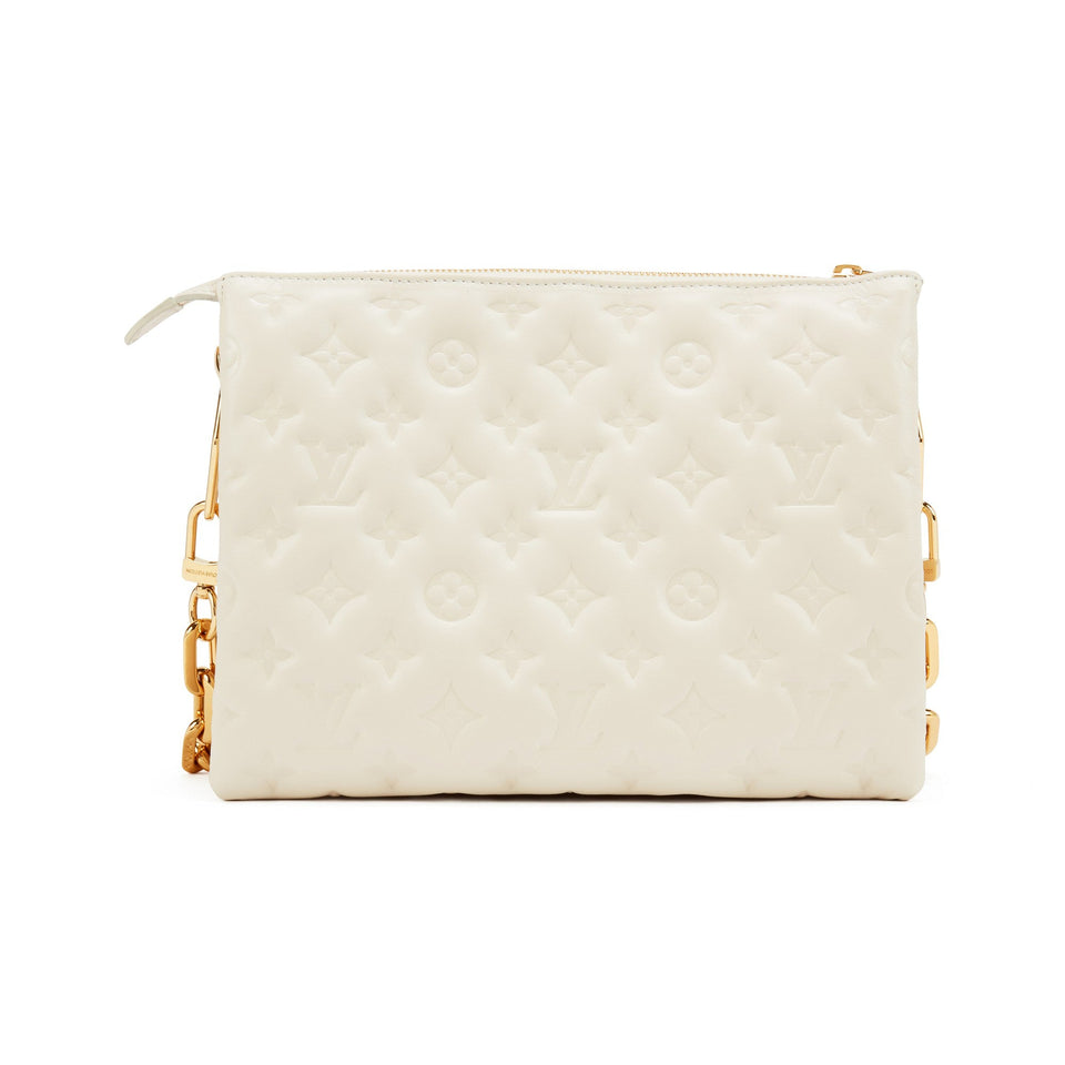 Louis Vuitton MONOGRAM PUFFY LAMBSKIN COUSSIN PM BAG