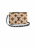 Louis Vuitton Monogram Crafty Double Zip Pochette