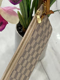 Louis Vuitton DAMIER AZUR NEVERFULL MM GM POCHETTE