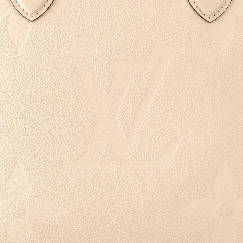 Louis Vuitton EMPREINTE LEATHER GIANT MONOGRAM ONTHEGO TOTE BAG