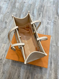 Louis Vuitton EMPREINTE LEATHER GIANT MONOGRAM ONTHEGO TOTE BAG