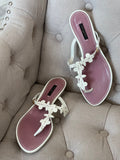 Louis Vuitton T-STRAP MONOGRAM FLOWER FLIP-FLOP SANDALS