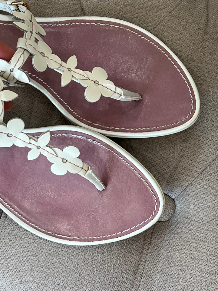 Louis Vuitton T-STRAP MONOGRAM FLOWER FLIP-FLOP SANDALS