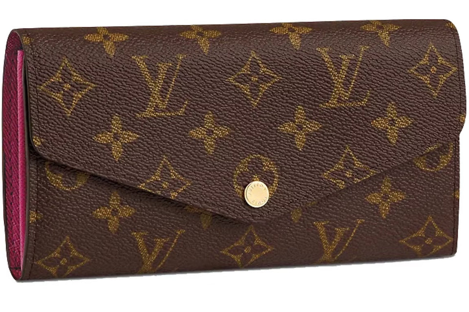 Louis Vuitton MONOGRAM SARAH WALLET FUCHSIA