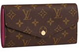 Louis Vuitton MONOGRAM SARAH WALLET FUCHSIA