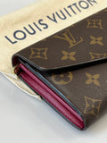 Louis Vuitton MONOGRAM SARAH WALLET FUCHSIA