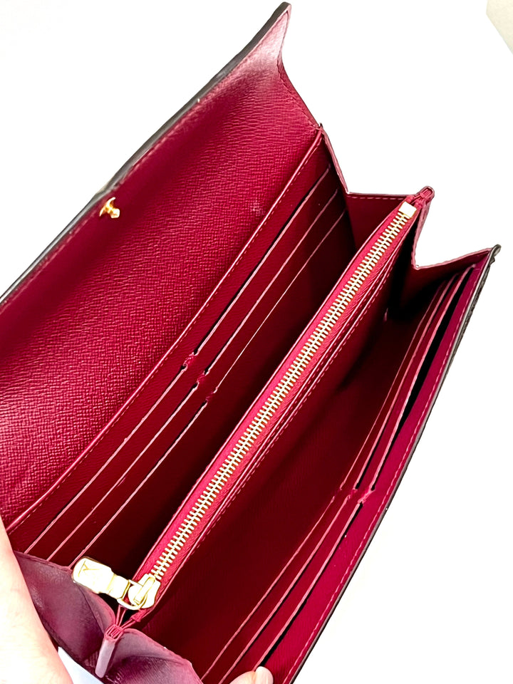 Louis Vuitton MONOGRAM SARAH WALLET FUCHSIA