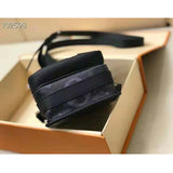 Louis Vuitton LV Men Nano Amazon Messenger Monogram Pastel Noir Coated Canvas Handbag