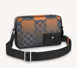 Louis Vuitton LV Unisex Alpha Messenger Damier Graphite Giant Coated Canvas Handbag