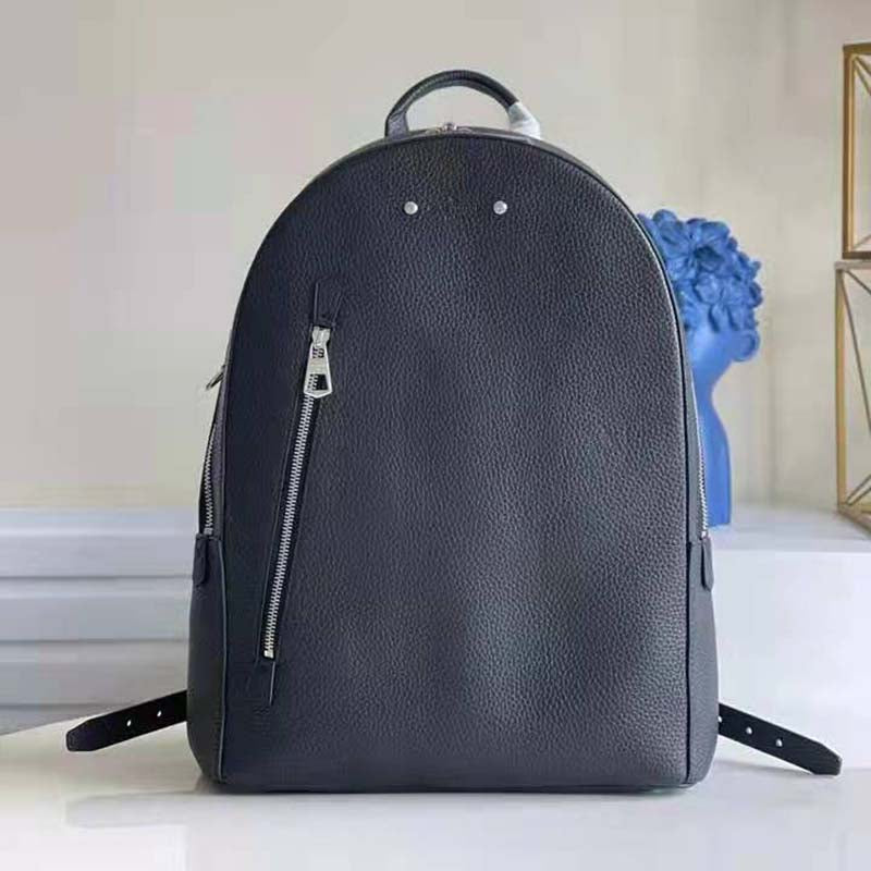 Louis Vuitton LV Unisex Armand Backpack Exterior Taurillon Cowhide Leather