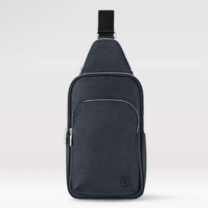 Louis Vuitton LV Unisex Avenue Slingbag NM Midnight Blue Taiga Cowhide Leather
