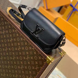 Louis Vuitton LV Women Buci Crossbody Black Epi Grained Smooth Cowhide Leather
