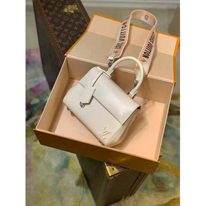 Louis Vuitton LV Women Cluny Mini Handbag Quartz Epi Grained Smooth Cowhide Leather
