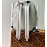 Louis Vuitton LV Unisex Discovery Backpack Anthracite Gray Calf Leather Cowhide Double Zip