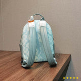 Louis Vuitton LV Unisex Discovery Backpack Crystal Blue Monogram Aquagarden Coated Canvas
