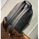 Louis Vuitton LV Unisex Discovery Backpack PM Monogram Eclipse Coated Canvas Cowhide Leather