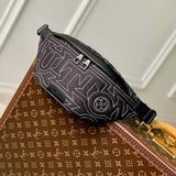 Louis Vuitton LV Unisex Discovery Bumbag Black Nylon Cowhide Leather